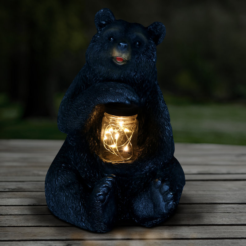 Millwood Pines Mcandrew Solar Bear Statue Wayfair